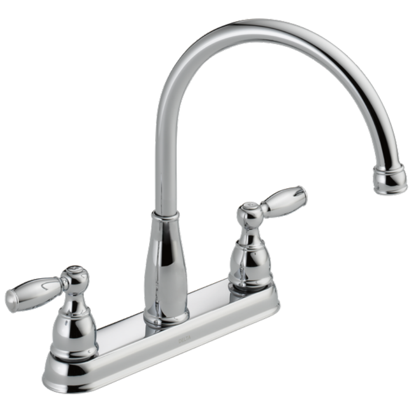Two-handle faucet (coupled design)